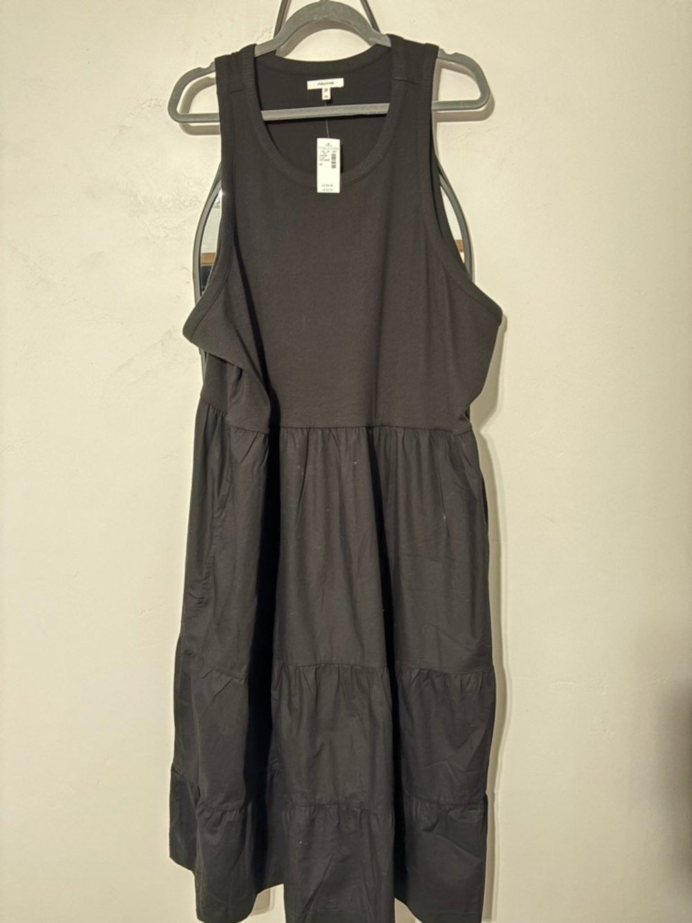 Maurices Black Sleeveless Tiered Maxi Dress